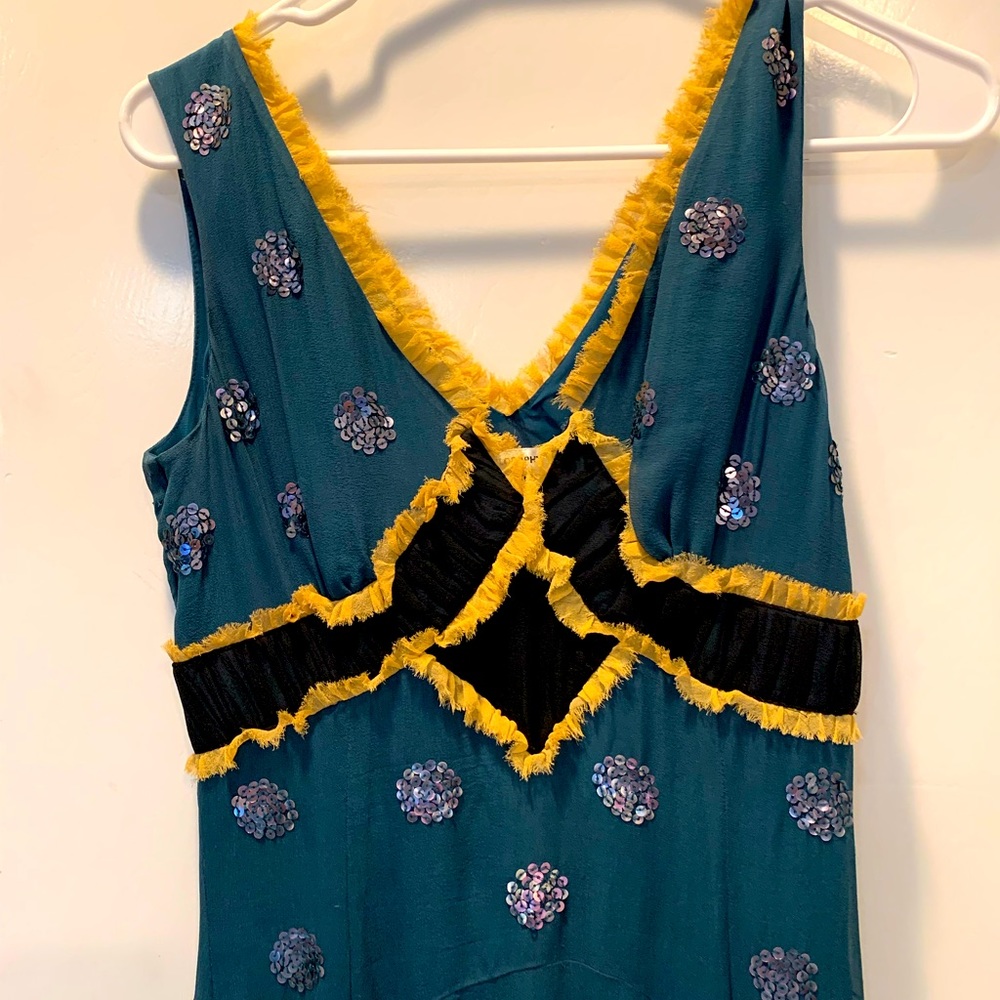 PHILOSOPHY DI ALBERTA FERRETTI SILK MIDI DRESS. BEAUTIFUL LIKE NEW SIZE 2 - Picture 3 of 7